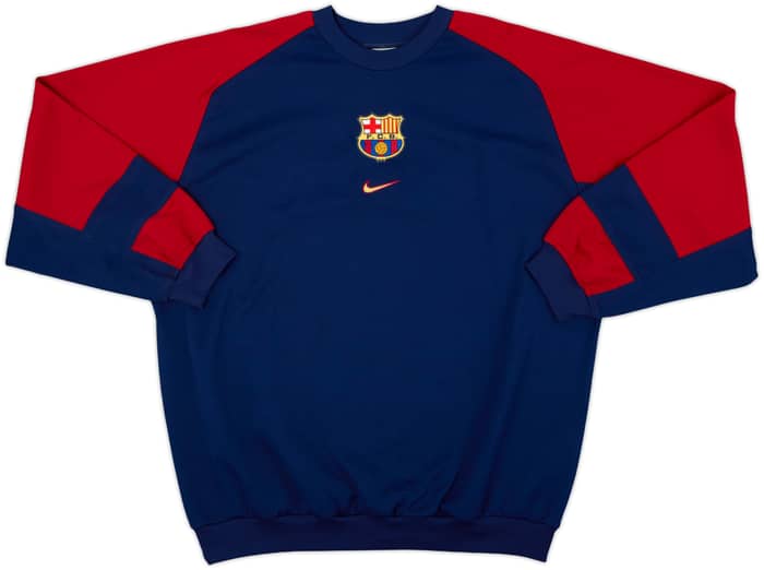 1998-99 Barcelona Nike Sweat Top - 9/10 - (XL)