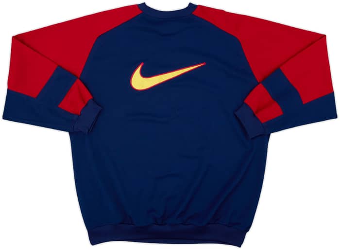 1998-99 Barcelona Nike Sweat Top - 9/10 - (XL)