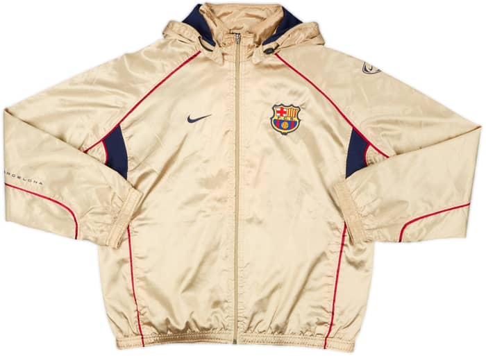 2001-02 Barcelona Nike Hooded Track Jacket - 8/10 - (M)