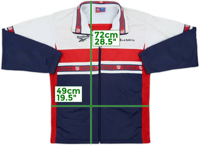 1999-00 Atletico Madrid Reebok Track Jacket - 6/10 - (S)