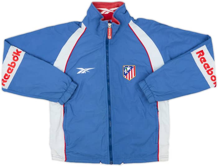 1998-99 Atletico Madrid Reebok Track Jacket - 8/10 - (S.Boys)