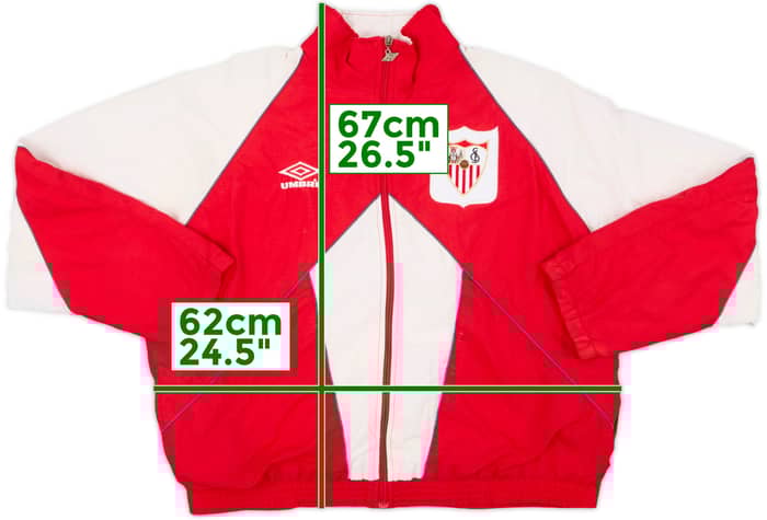 1995-96 Sevilla Umbro Track Jacket - 7/10 - (M)
