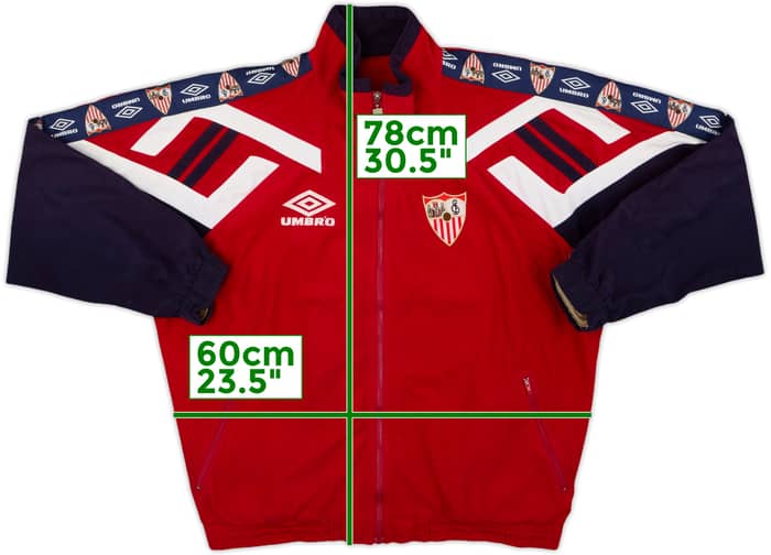 1998-99 Sevilla Umbro Track Jacket - 8/10 - (XXL)