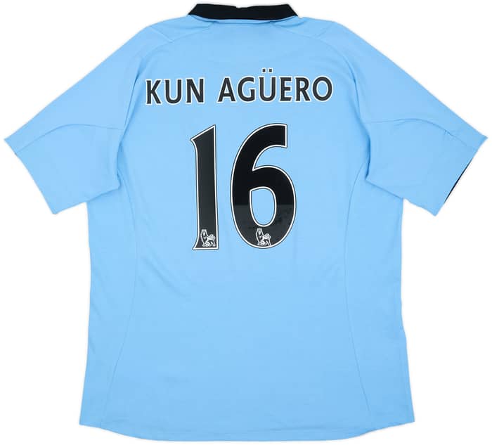 2012-13 Manchester City Home Shirt Kun Aguero #16 (XL)