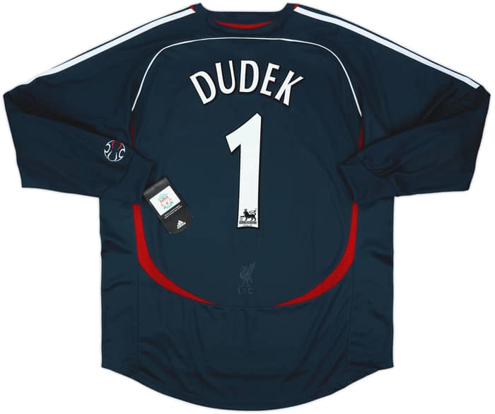 2006-07 Liverpool Player Issue GK Shirt Dudek #1 (XL)