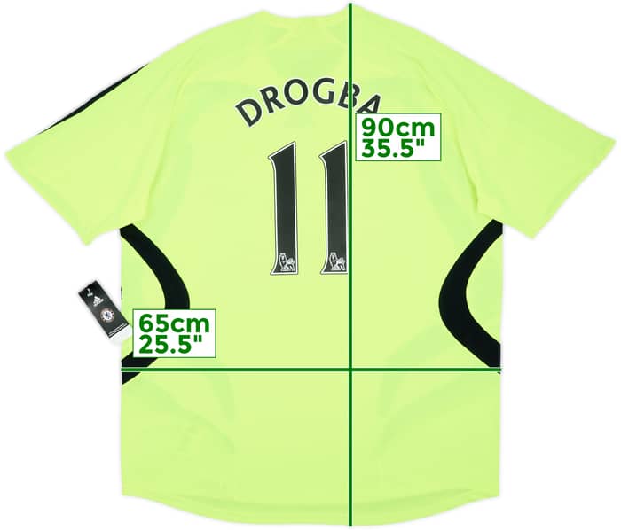 2007-08 Chelsea Player Issue Away Shirt Drogba #11 (XXL)