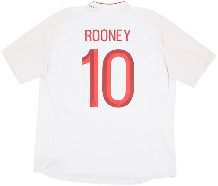 2012-13 England Home Shirt Rooney #10 - 5/10 - (XXL)