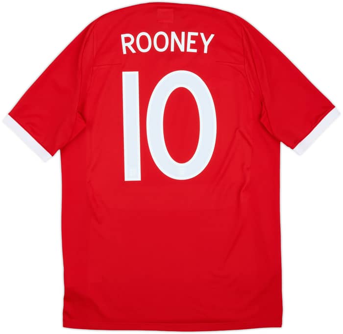 2010-11 England Away Shirt Rooney #10 - 10/10 - (M)