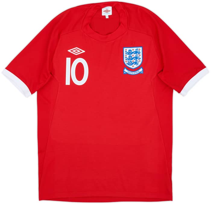 2010-11 England Away Shirt Rooney #10 - 10/10 - (M)