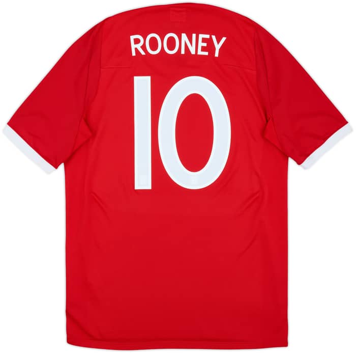 2010-11 England Away Shirt Rooney #10 - 8/10 - (M)