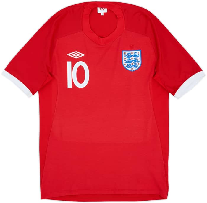 2010-11 England Away Shirt Rooney #10 - 8/10 - (M)