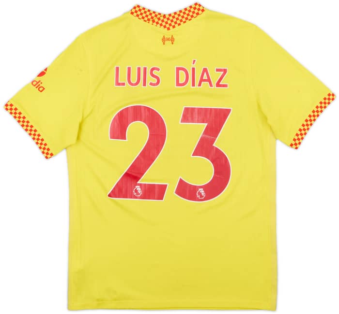 2021-22 Liverpool Third Shirt Luis Diaz #23 - 6/10 - (M)