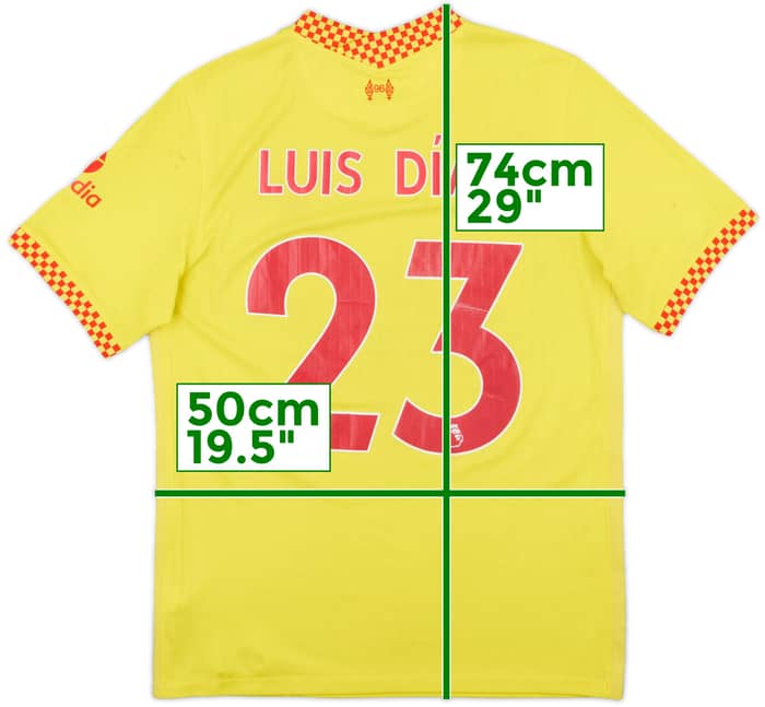2021-22 Liverpool Third Shirt Luis Diaz #23 - 6/10 - (M)