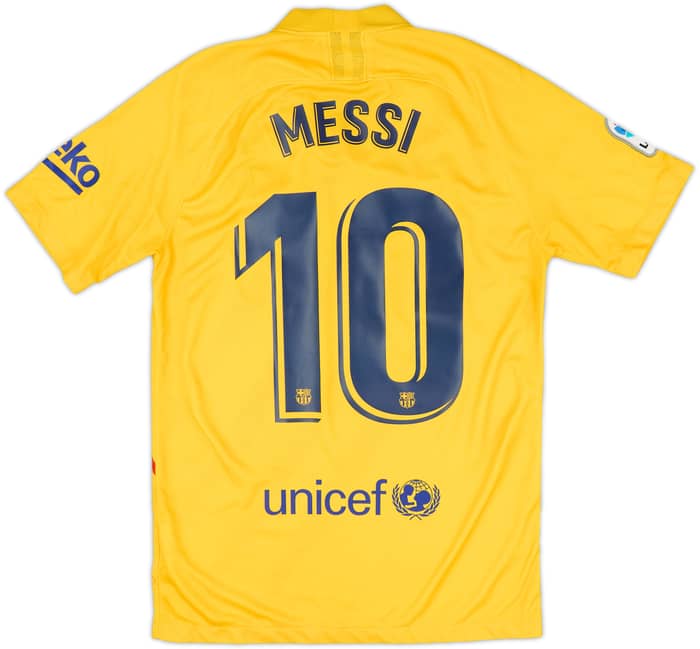 2019-20 Barcelona 'Senyera' Fourth Shirt Messi #10 - 9/10 - (S)