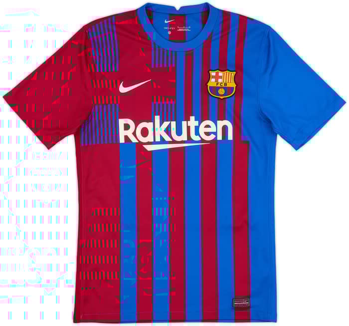 2021-22 Barcelona Home Shirt Pedri #16 - 10/10 - (S)