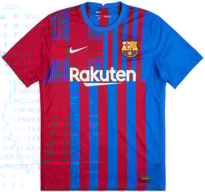 2021-22 Barcelona Home Shirt Pedri #16 - 10/10 - (M)