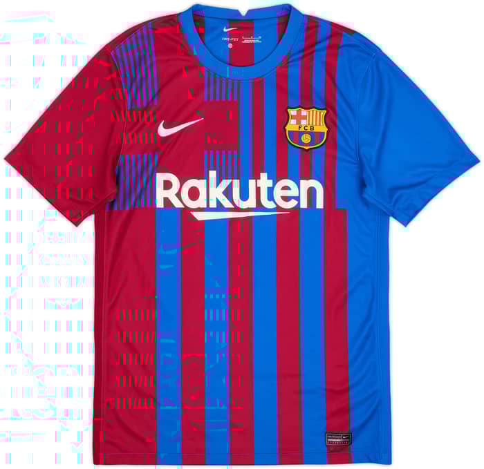 2021-22 Barcelona Home Shirt Pedri #16 - 10/10 - (S)