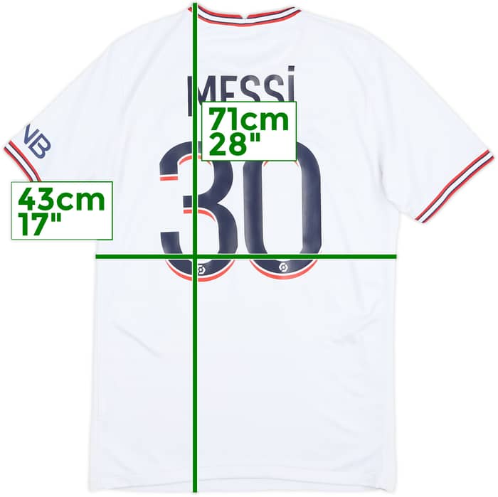 2021-22 Paris Saint-Germain Fourth Shirt Messi #30 - 8/10 - (S)