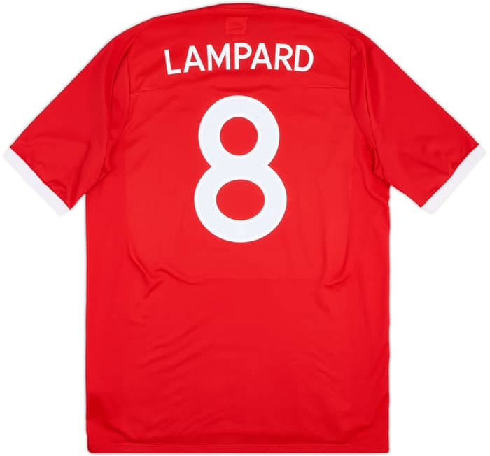 2010-11 England Away Shirt Lampard #8 - 9/10 - (L)
