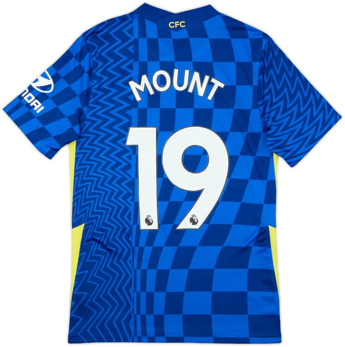 2021-22 Chelsea Home Shirt Mount #19 - 8/10 - (S)