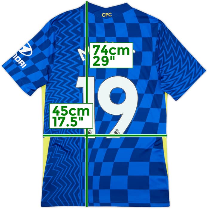 2021-22 Chelsea Home Shirt Mount #19 - 8/10 - (S)