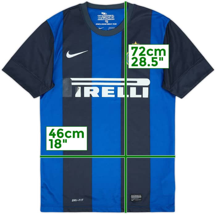 2012-13 Inter Milan Home Shirt - 4/10 - (S)