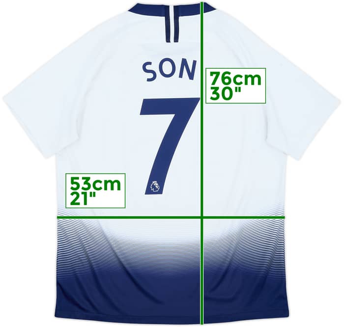 2018-19 Tottenham Home Shirt Son #7 - 6/10 - (L)