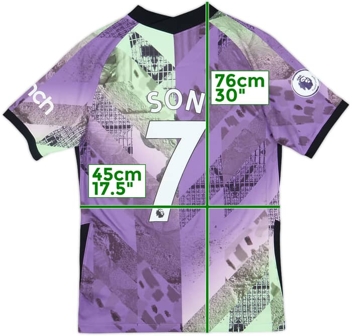 2021-22 Tottenham Third Shirt Son #7 - 8/10 - (S)