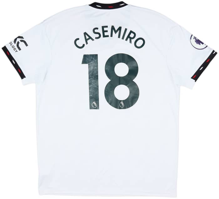 2022-23 Manchester United Away Shirt Casemiro #18 - 5/10 - (XL)
