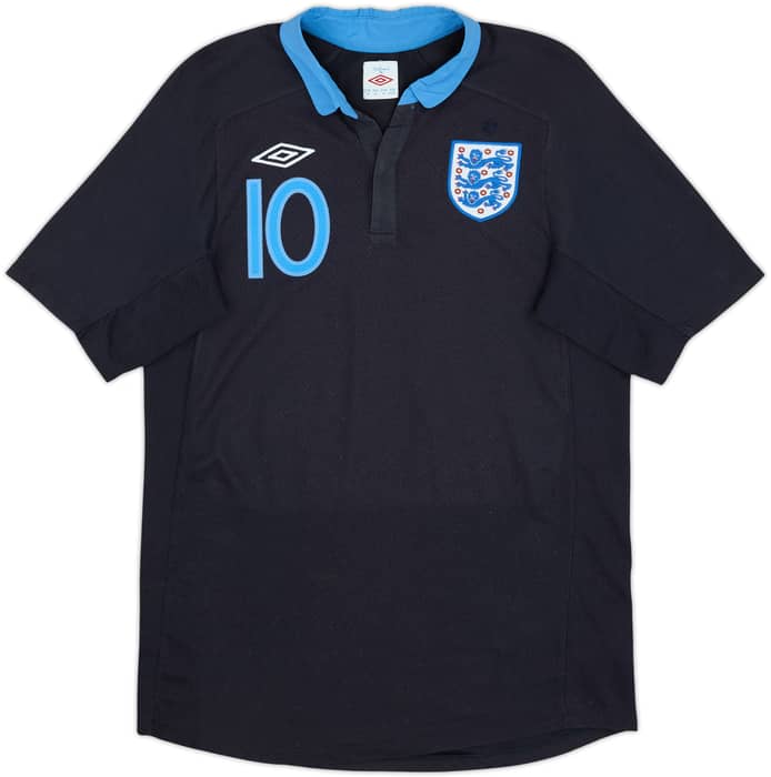 2011-12 England Away Shirt Rooney #10 - 8/10 - (M)