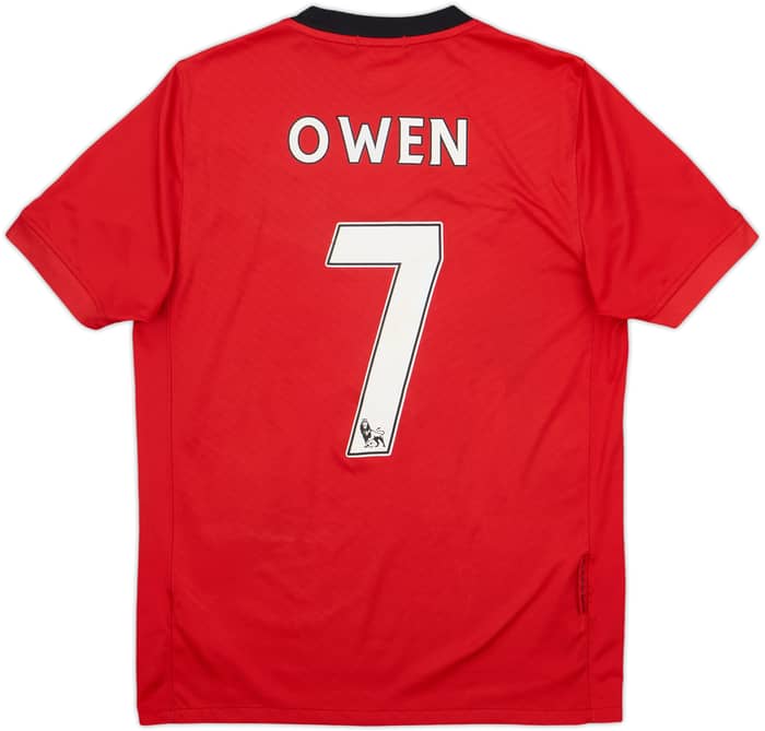 2009-10 Manchester United Home Shirt Owen #7 - 7/10 - (S)