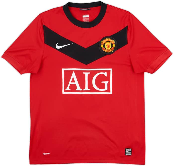 2009-10 Manchester United Home Shirt Owen #7 - 7/10 - (S)