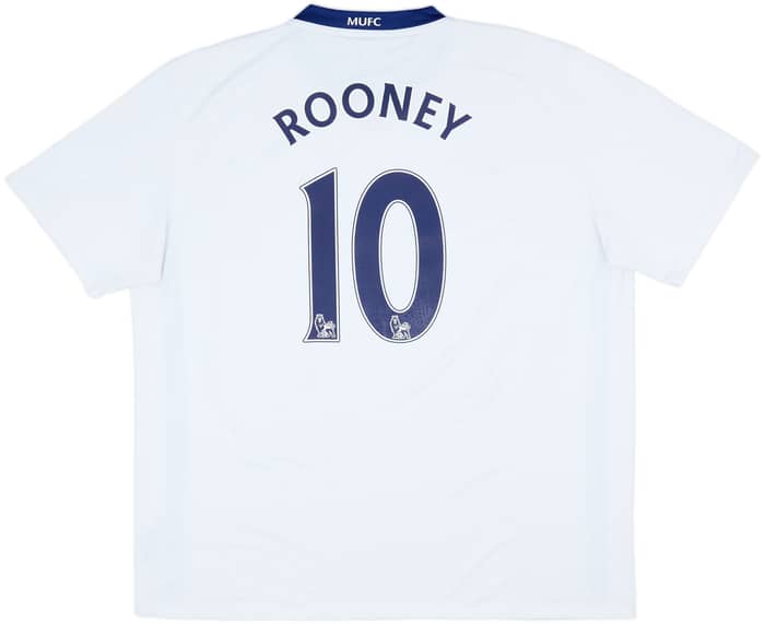 2008-10 Manchester United Away Shirt Rooney #10 - 8/10 - (XXL)