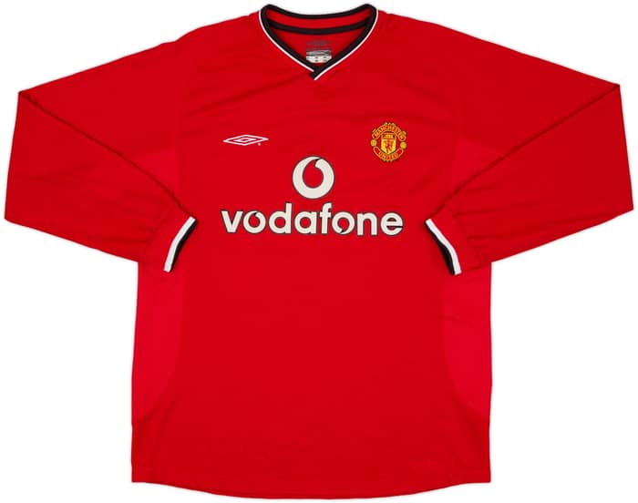 2000-02 Manchester United Home L/S Shirt Giggs #11 - 5/10 - (L)