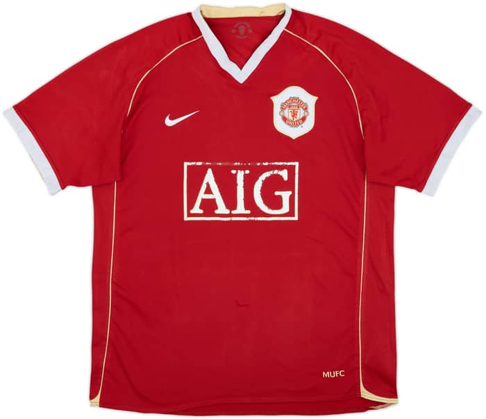 2006-07 Manchester United Home Shirt - 4/10 - (L)