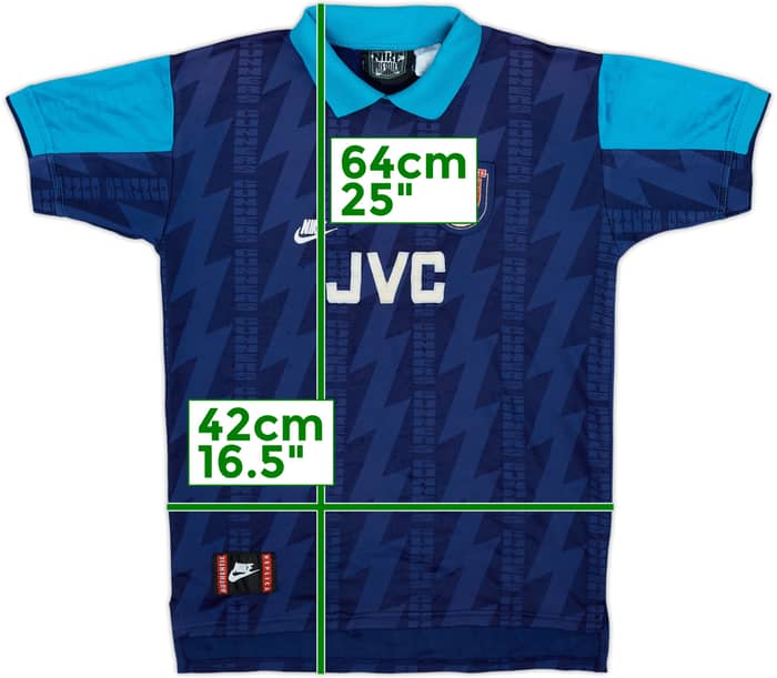 1994-95 Arsenal Away Shirt - 7/10 - (L.Boys)