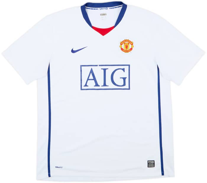 2008-10 Manchester United Away Shirt Berbatov #9 - 5/10 - (L)