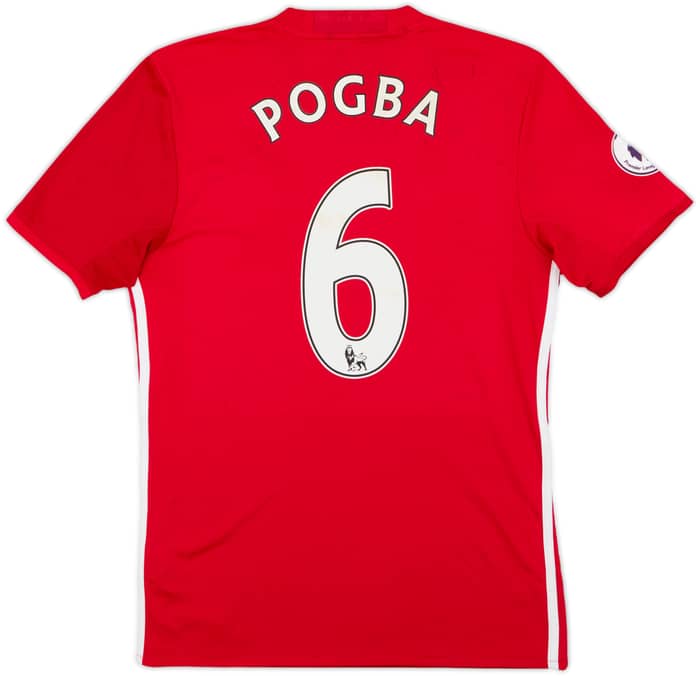 2016-17 Manchester United Home Shirt Pogba #6 - 5/10 - (S)