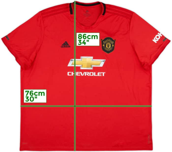 2019-20 Manchester United Home Shirt - 9/10 - (4XL)