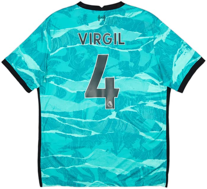 2020-21 Liverpool Away Shirt Virgil #4 - 10/10 - (L)