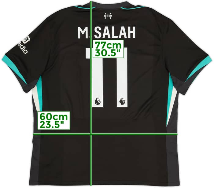 2024-25 Liverpool Away Shirt M.Salah #11 - 9/10 - (XL)