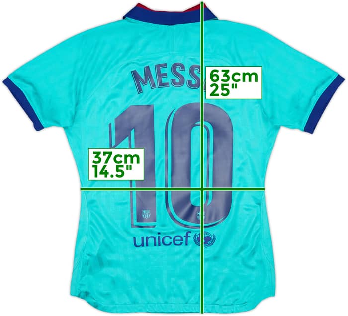 2019-20 Barcelona Third CL Shirt Messi #10 - 9/10 - (Women's S)