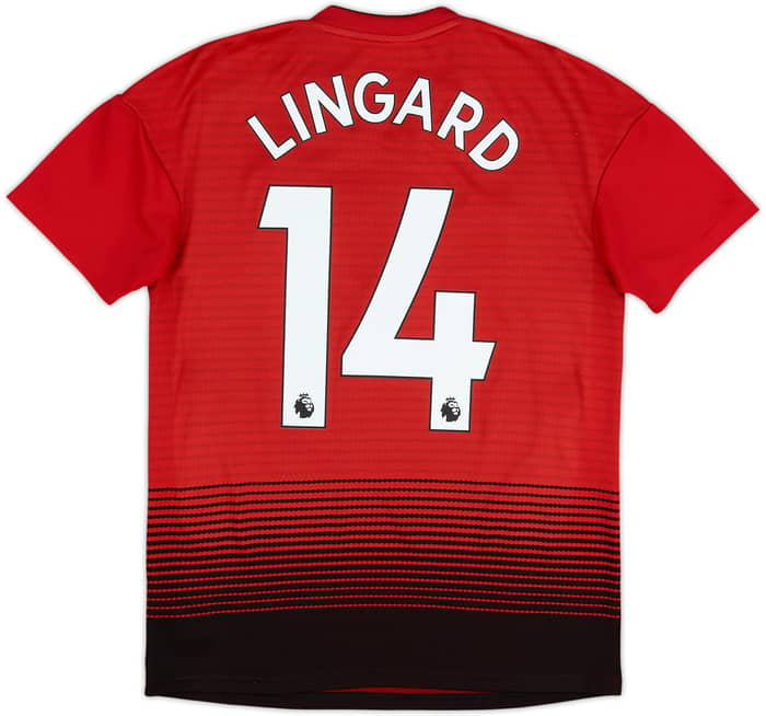 2018-19 Manchester United Home Shirt Lingard #14 - 8/10 - (XS)