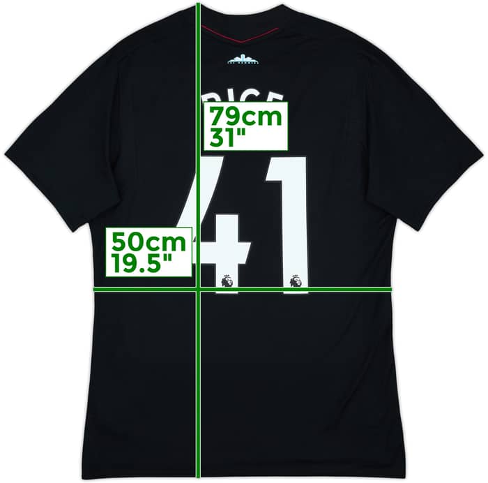 2017-18 West Ham Away Shirt Rice #41 - 8/10 - (L)