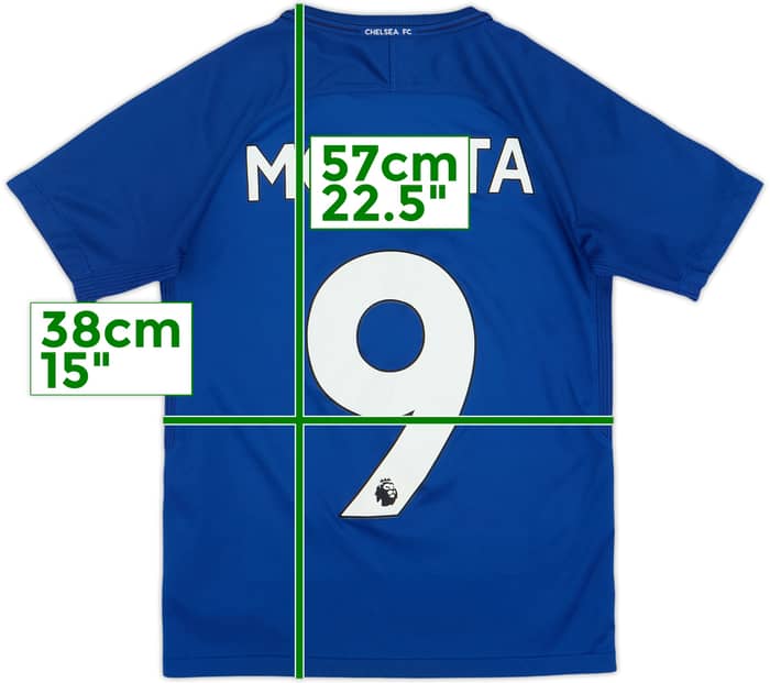 2017-18 Chelsea Home Shirt Morata #9 - 7/10 - (M.Boys)