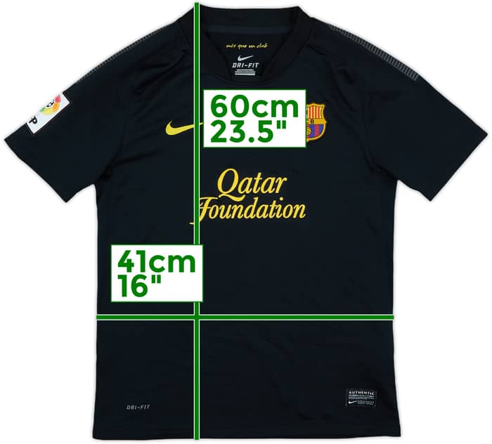 2011-12 Barcelona Away Shirt - 8/10 - (M.Boys)