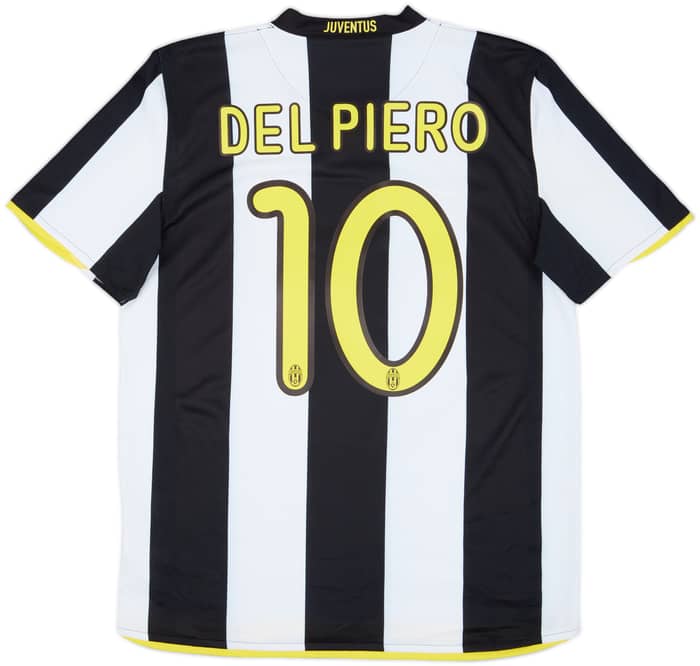 2009-10 Juventus Home Shirt Del Piero #10 - 9/10 - (M)