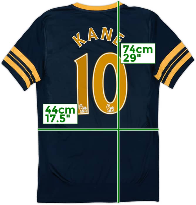 2016-17 Tottenham Away Shirt Kane #10 - 6/10 - (S)