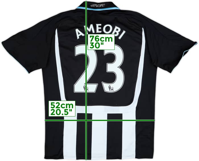 2008-09 Newcastle Home Shirt Ameobi #23 - 8/10 - (M)