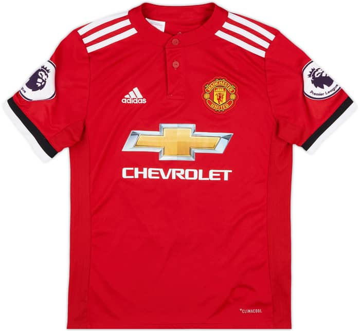 2017-18 Manchester United Home Shirt Rashford #19 - 6/10 - (M.Boys)